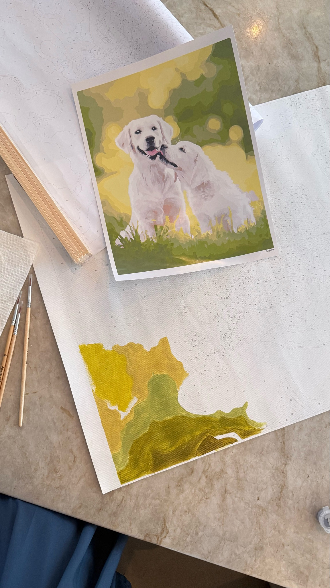 Love a little paint by numbers 🩵

#LTKdayinmylife #LTKHome #LTKKids