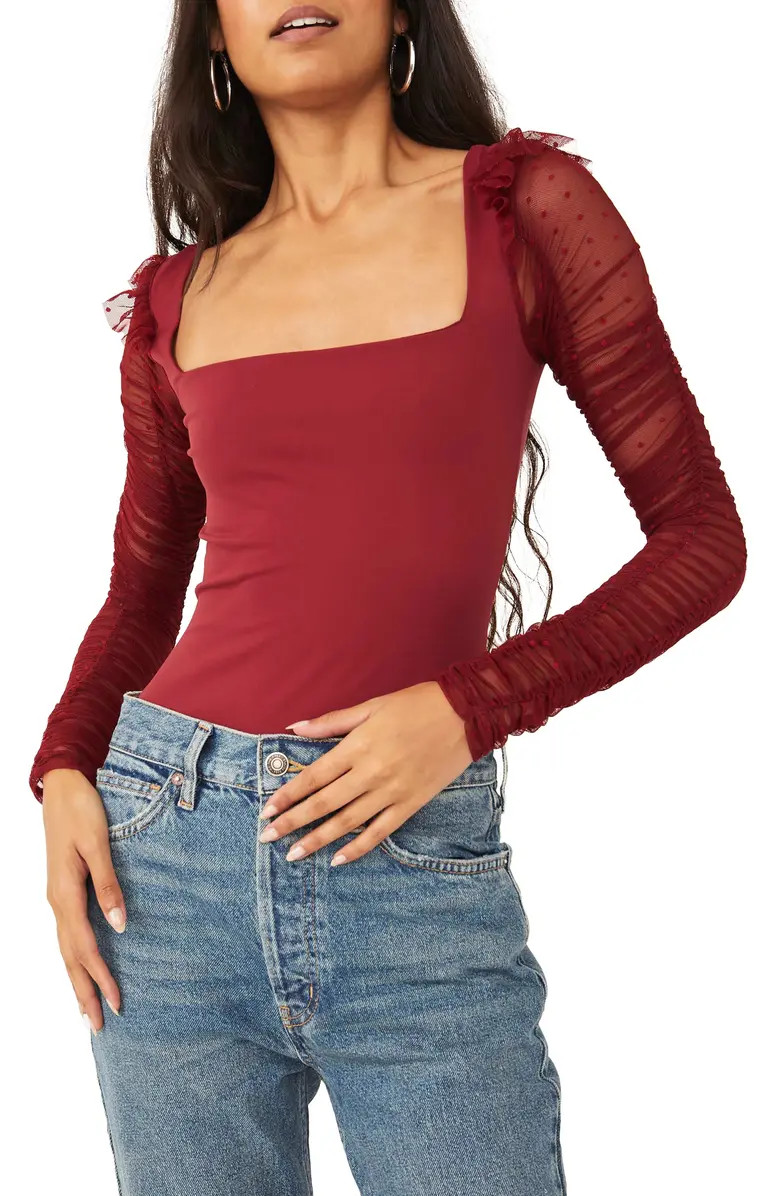 Free People Must Be Love Long Sleeve Bodysuit | Nordstrom | Nordstrom