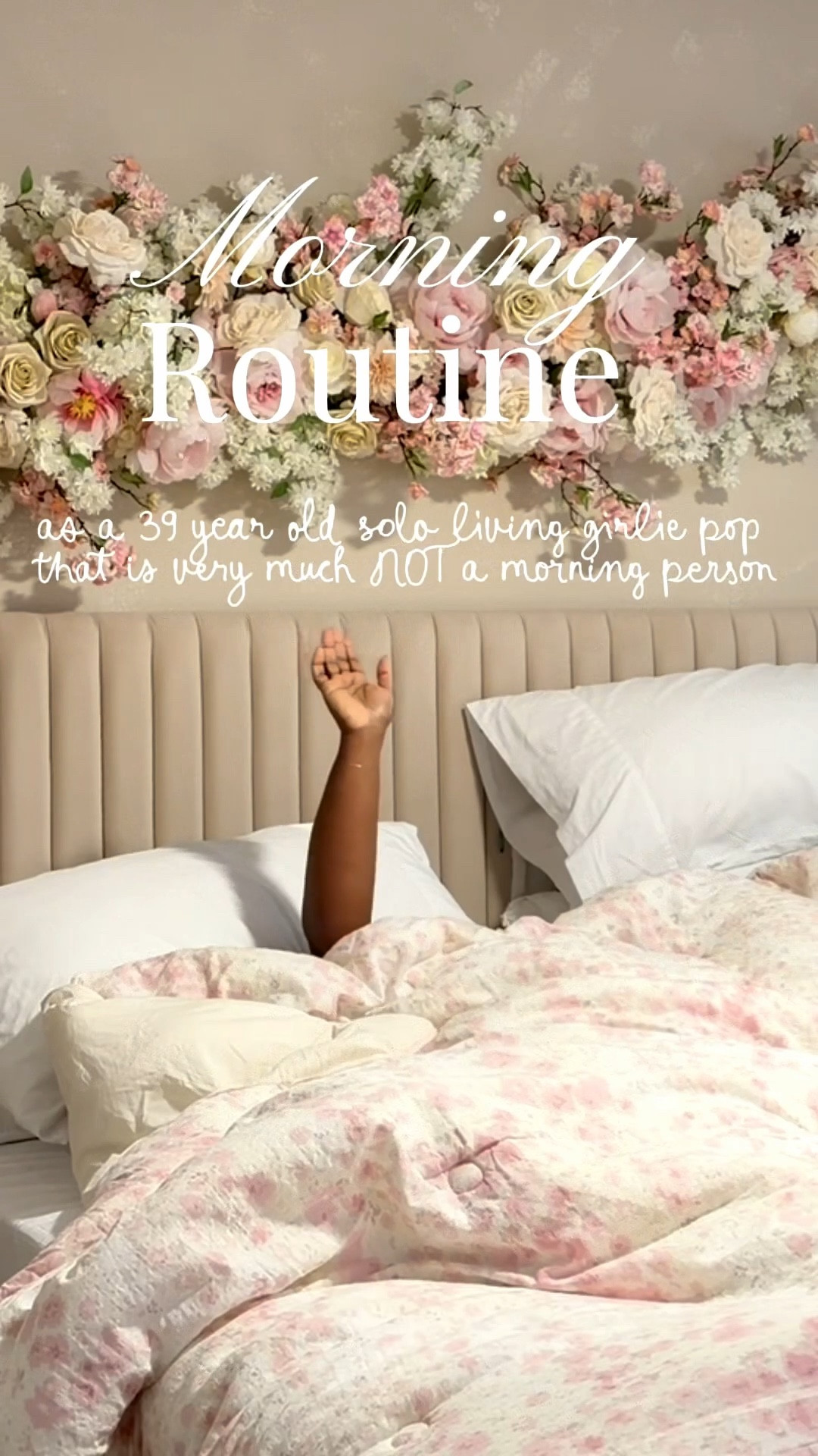 morning person I am not. - spend the morning with as I prep for a content day 

Pjs 4X - runs true to size (I usually wear 3X)

Flower install is custom made locally with faux flowers from afloral and Michael’s 

#LTKvlog #LTKmorningroutine #LTKPlusSize