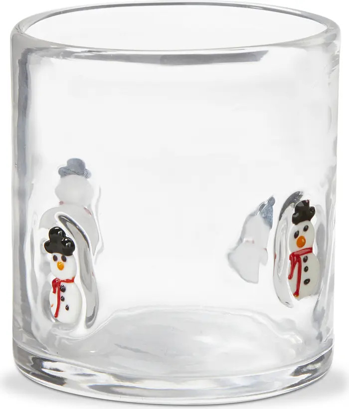 Snowman Double Old Fashioned Glass | Nordstrom