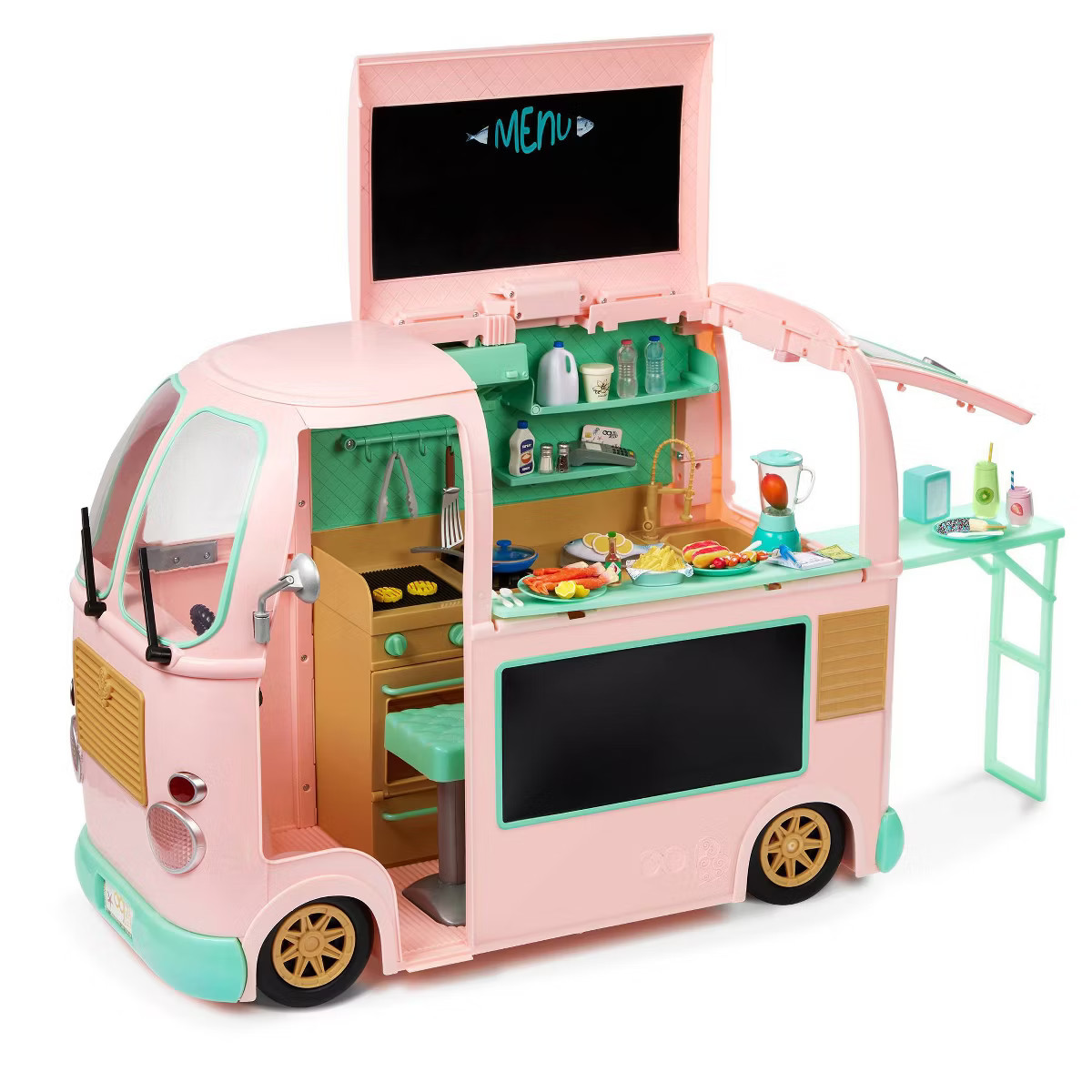 Our Generation On the Move Food Truck Vehicle Playset Accessory for 18" Dolls | Target