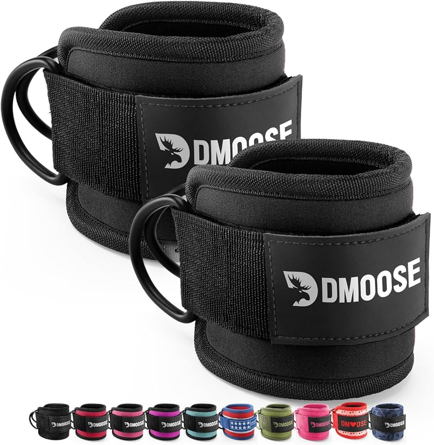 DMoose Ankle Strap for Cable Machine - One Size Fit with Premium Padding, Workout Kickback Ankle ... | Amazon (CA)