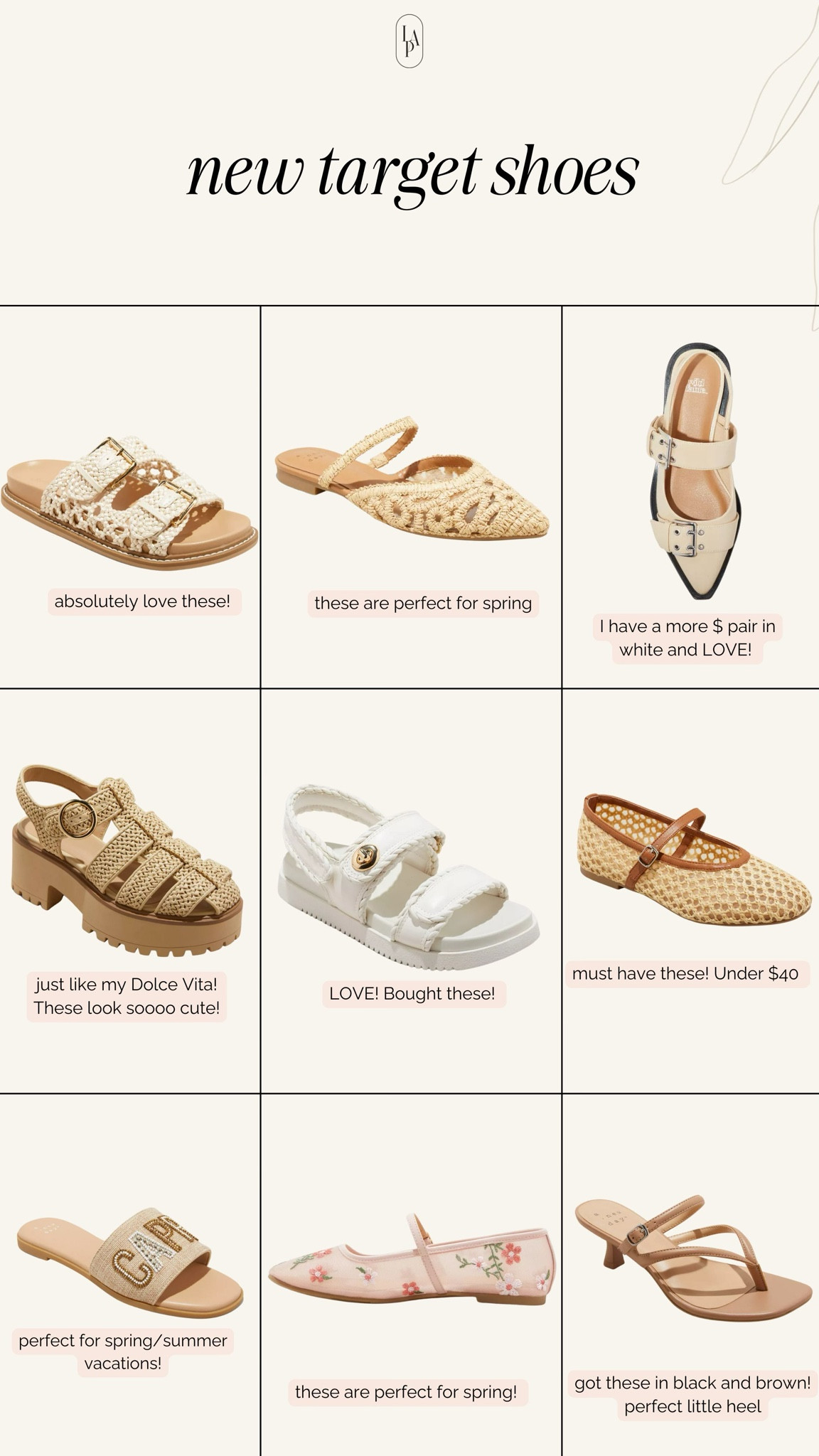 New target shoes! 

#LTKFindsUnder100 #LTKFindsUnder50