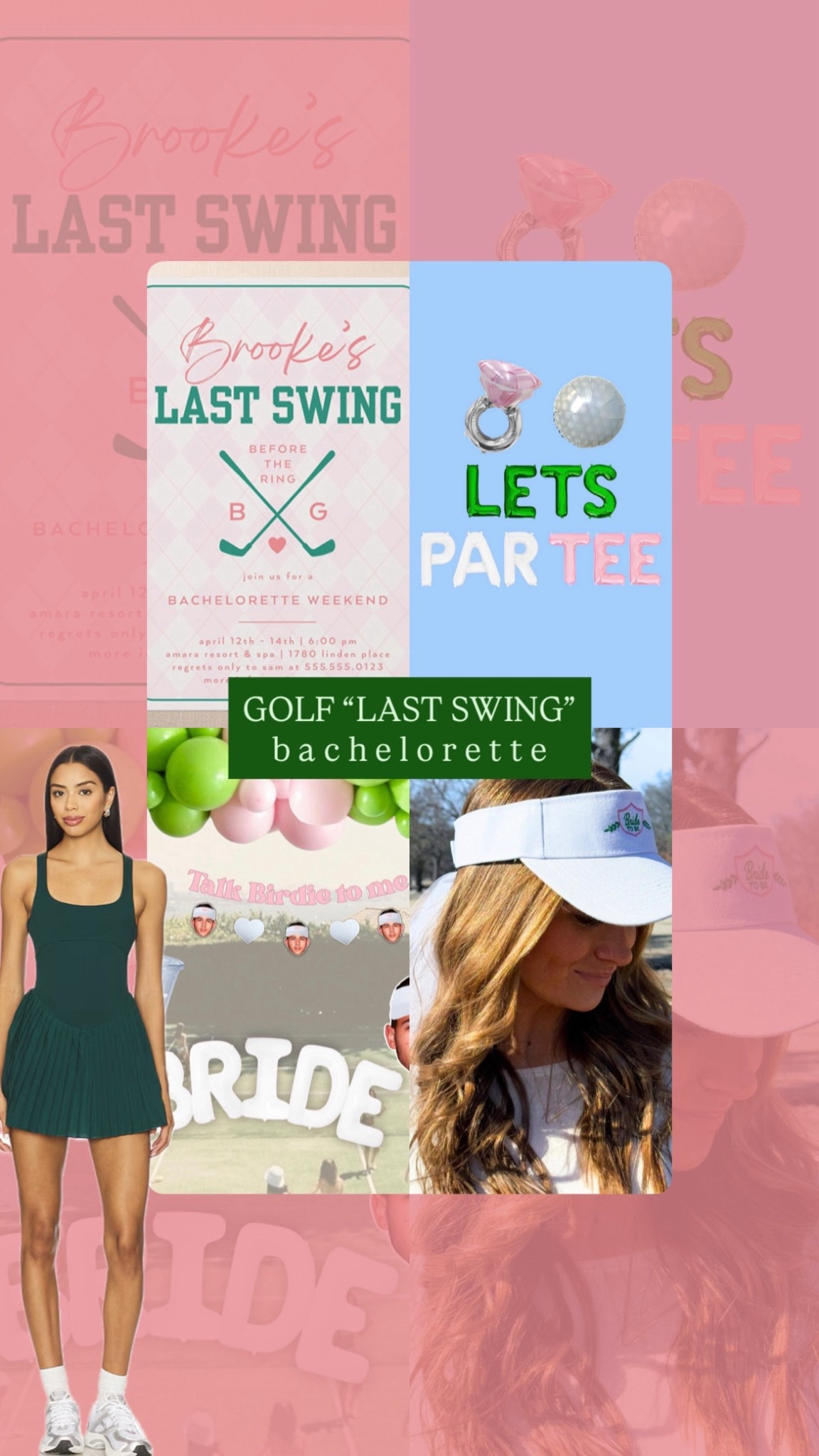 Golf Bachelorette Party // Last Swing Before the Ring // She Found Her Match // Let’s Par-Tee ⛳️💍 #LTKParty

#LTKfitnessgoals #LTKWedding