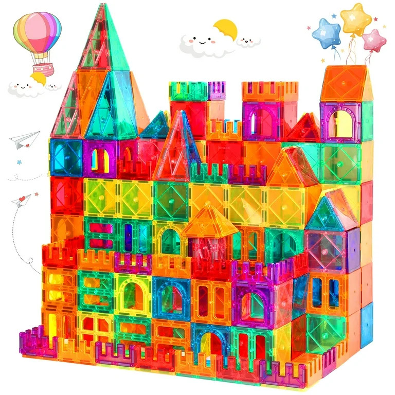 Magnetic Tiles Building Blocks Stem Toys for 3+ Year Old Boys and Girls Montessori Toys Toddler K... | Walmart (US)