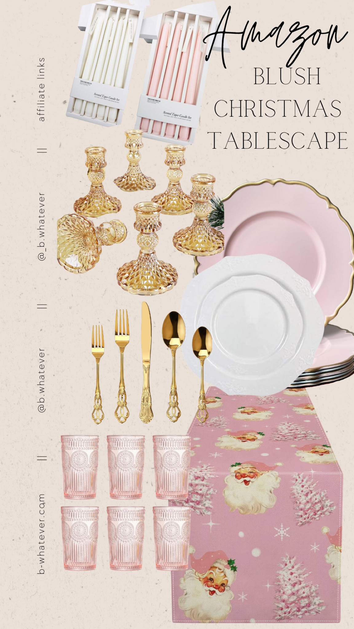 I’m dreaming of a blush Christmas ✨💕 this tablescape looks magical! All from Amazon! 

#pinkchristmas #pinktablescape #blushtablescape #blushchristmas 

#LTKhome #LTKHoliday #LTKSeasonal