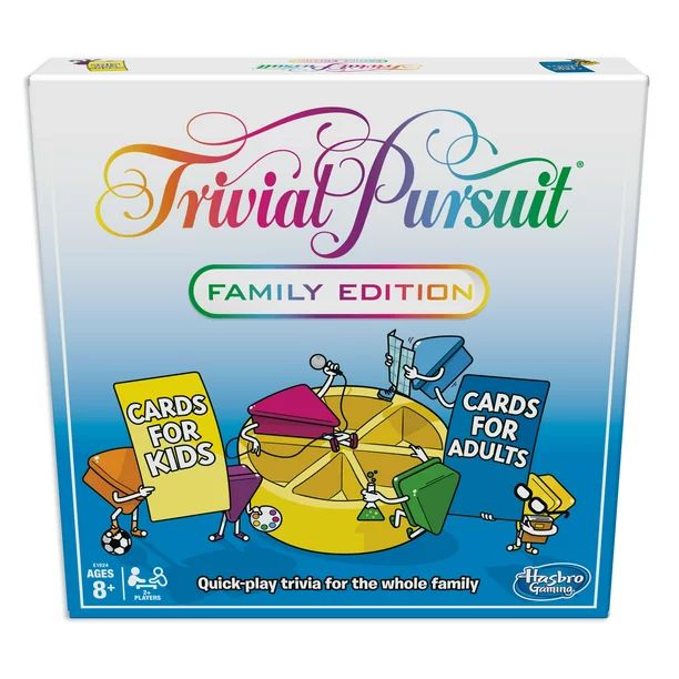 Hasbro Trivial Pursuit Family Edition Game, for 2 or More Players - Walmart.com | Walmart (US)