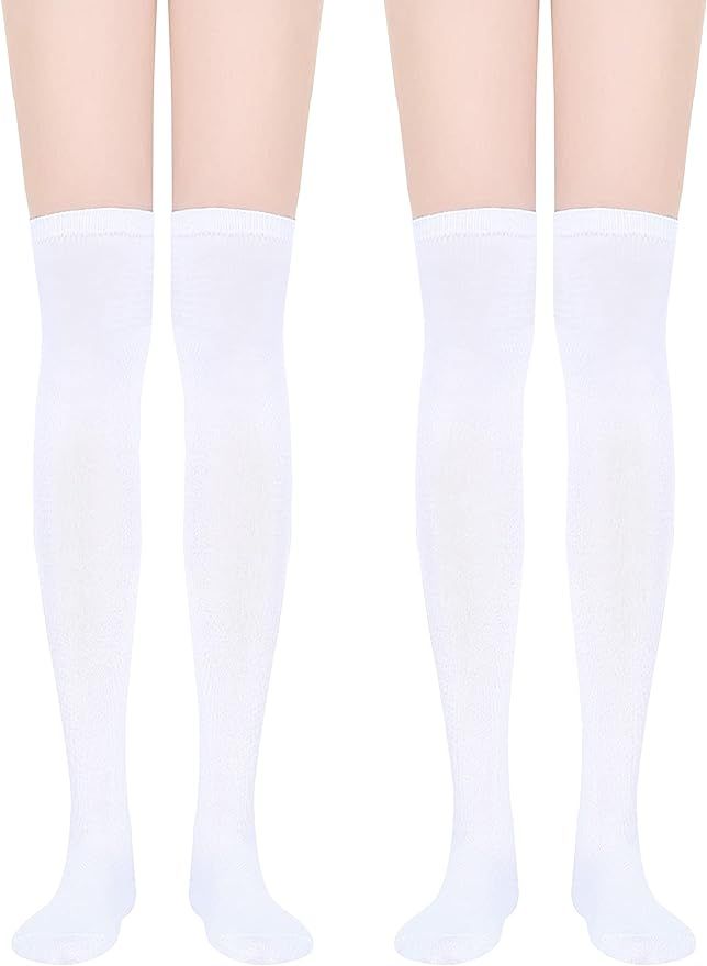 Women Knee Boot Sock High Sock Halloween Sock Cosplay Stocking | Amazon (US)