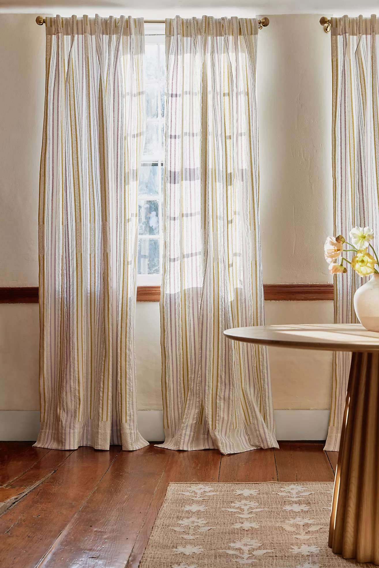 Sofia Jacquard Curtain | Anthropologie (US)