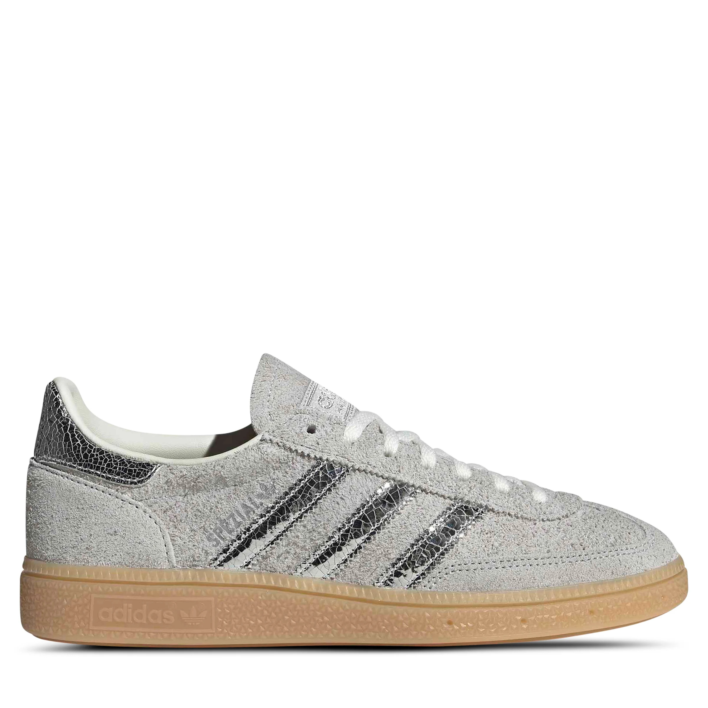 adidas Originals Handball Spezial Womens Grey Two/Silver Met/Gum | Hype DC | Hype DC