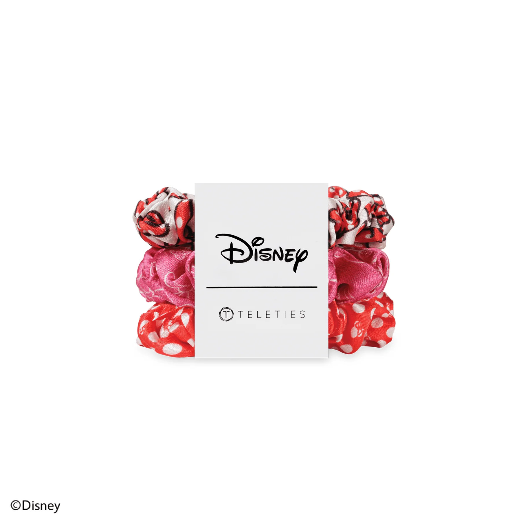Minnie Mouse Small Silk Scrunchies | TELETIES