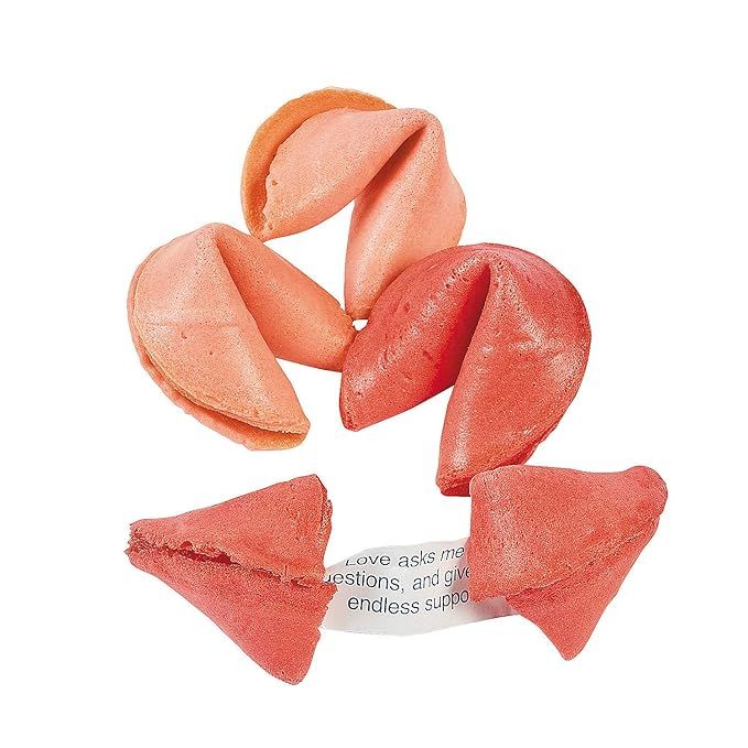 Valentine Day Fortune Cookies (50 individually wrapped candies) Valentine's Day Party Supplies | Amazon (US)