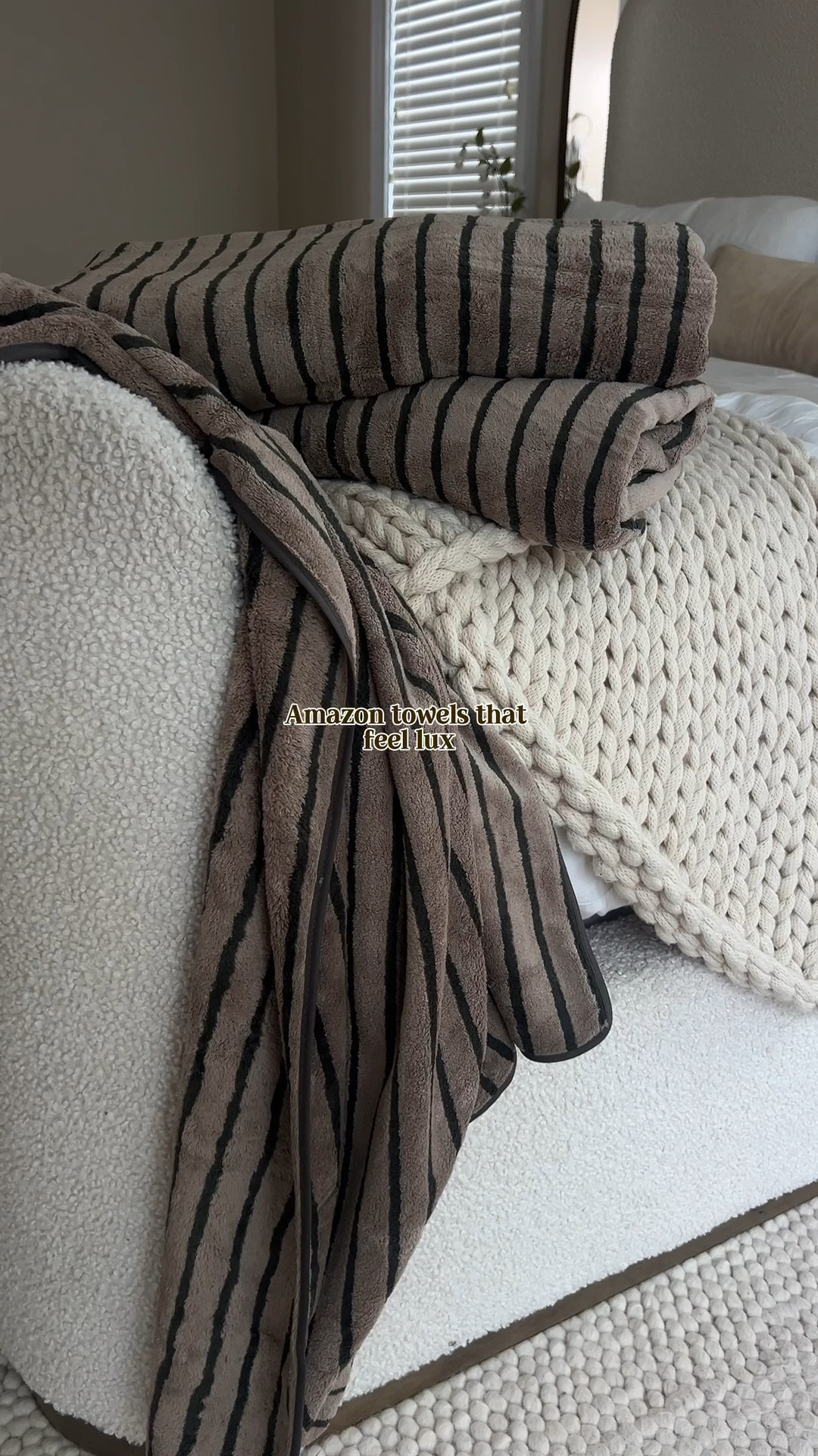 Amazon towels that feel like a 5 star experience ☁️


Amazon, Amazon home, towels, bath towels, organic modern home, neutral home

#LTKSeasonal #LTKHome #LTKU