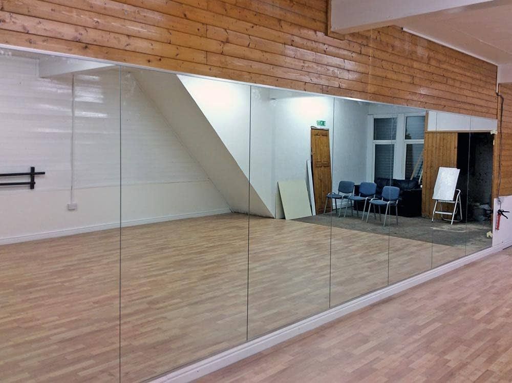 Elenens HD Glass Mirror Wall for Home Gym and Dance Studio, 48 inchx32 inch | Amazon (US)