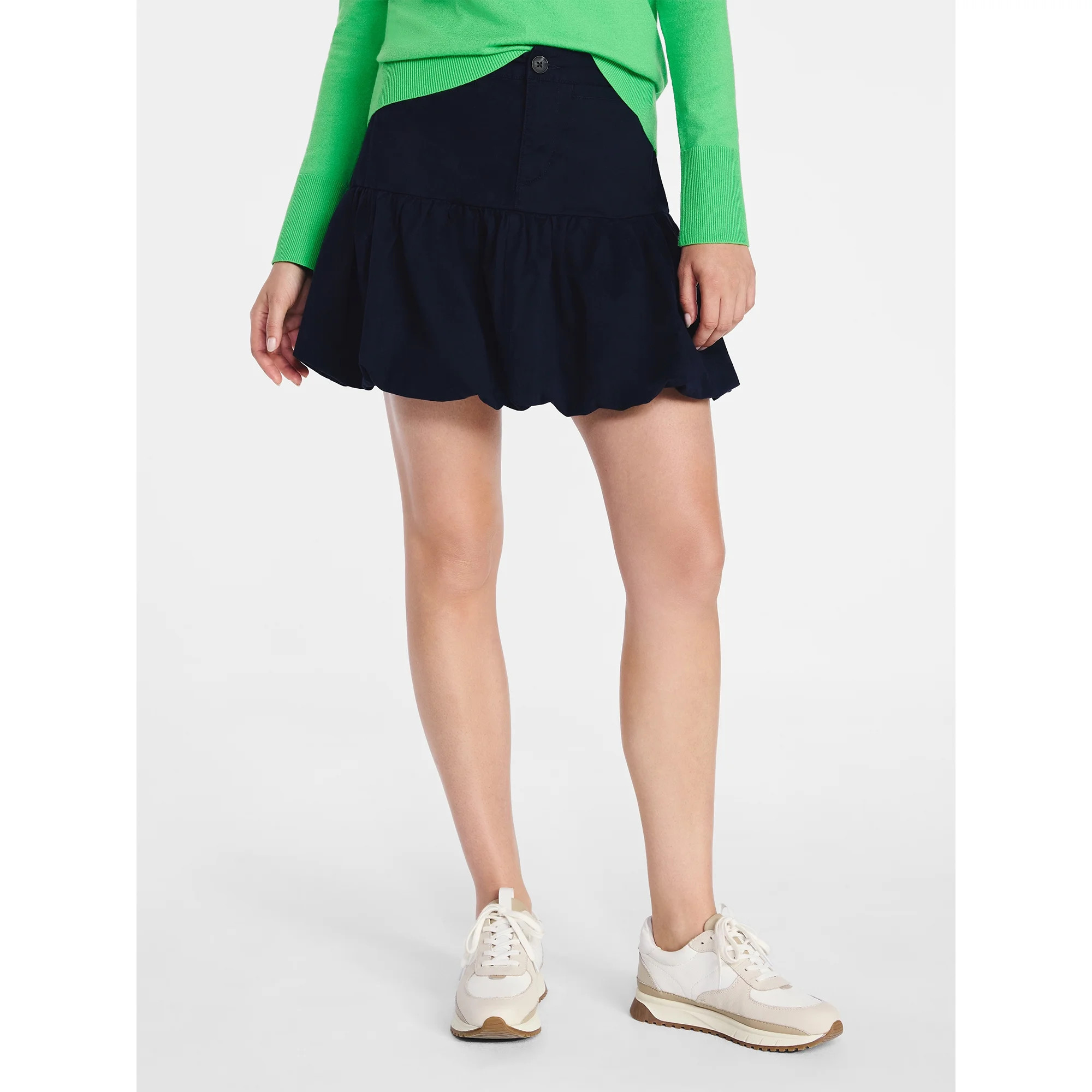 Free Assembly Women's Bubble Hem Mini Skirt, Sizes XS- XXL | Walmart (US)