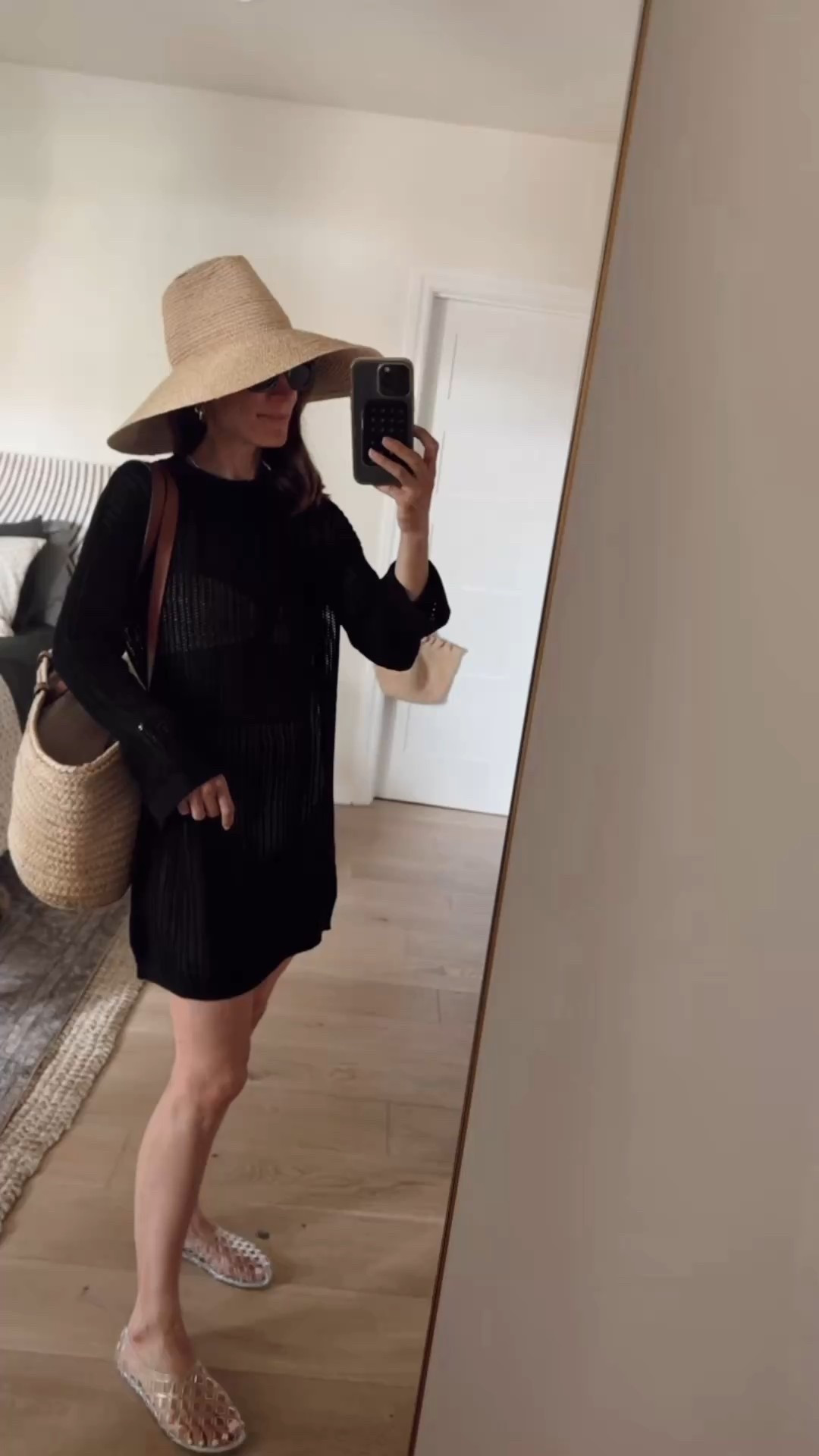 Another great open knit coverup if you’re heading somewhere warm to beat the winter cold 