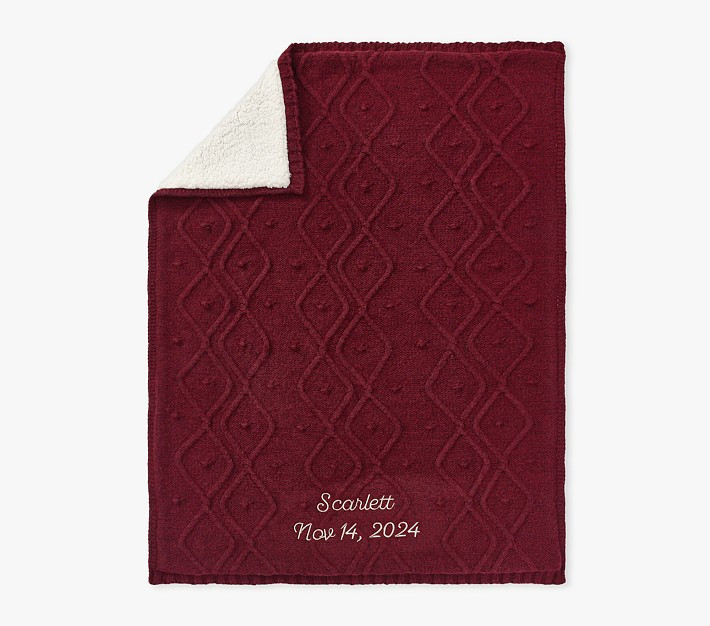 Chris Loves Julia Speckled Yarn Baby Blanket | Pottery Barn Kids