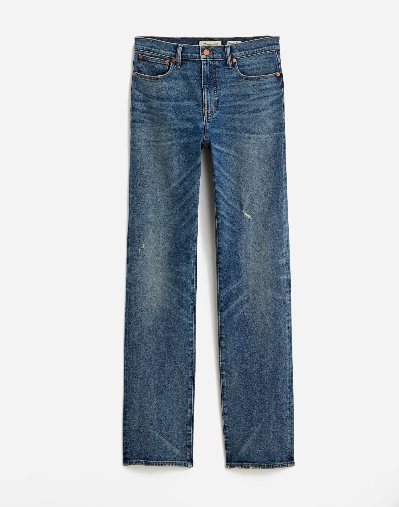 Madewell x Kaihara Denim The Rail Straight Jean in Hornbook Wash | Madewell | Madewell