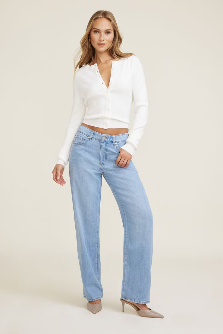 Mika Mid Rise Relaxed Tencel™ Jeans | Dynamite Clothing
