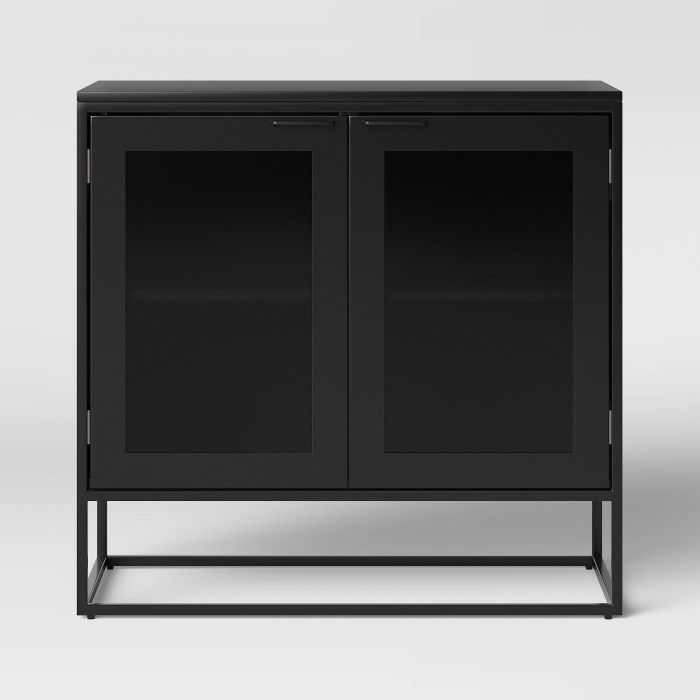 Glasgow Metal 2 Door Cabinet Black - Project 62™ | Target