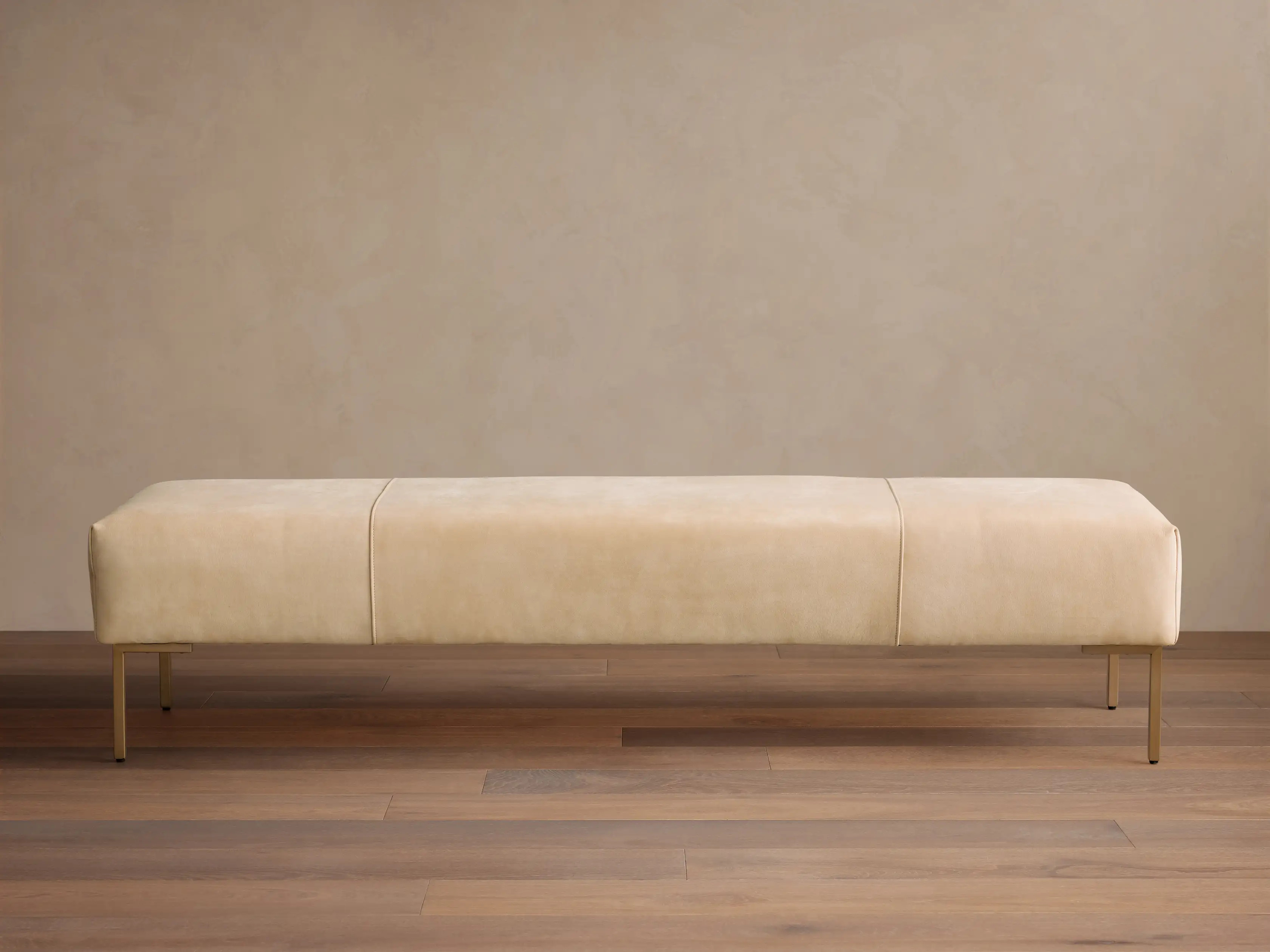 Tilton Leather Bench | Arhaus