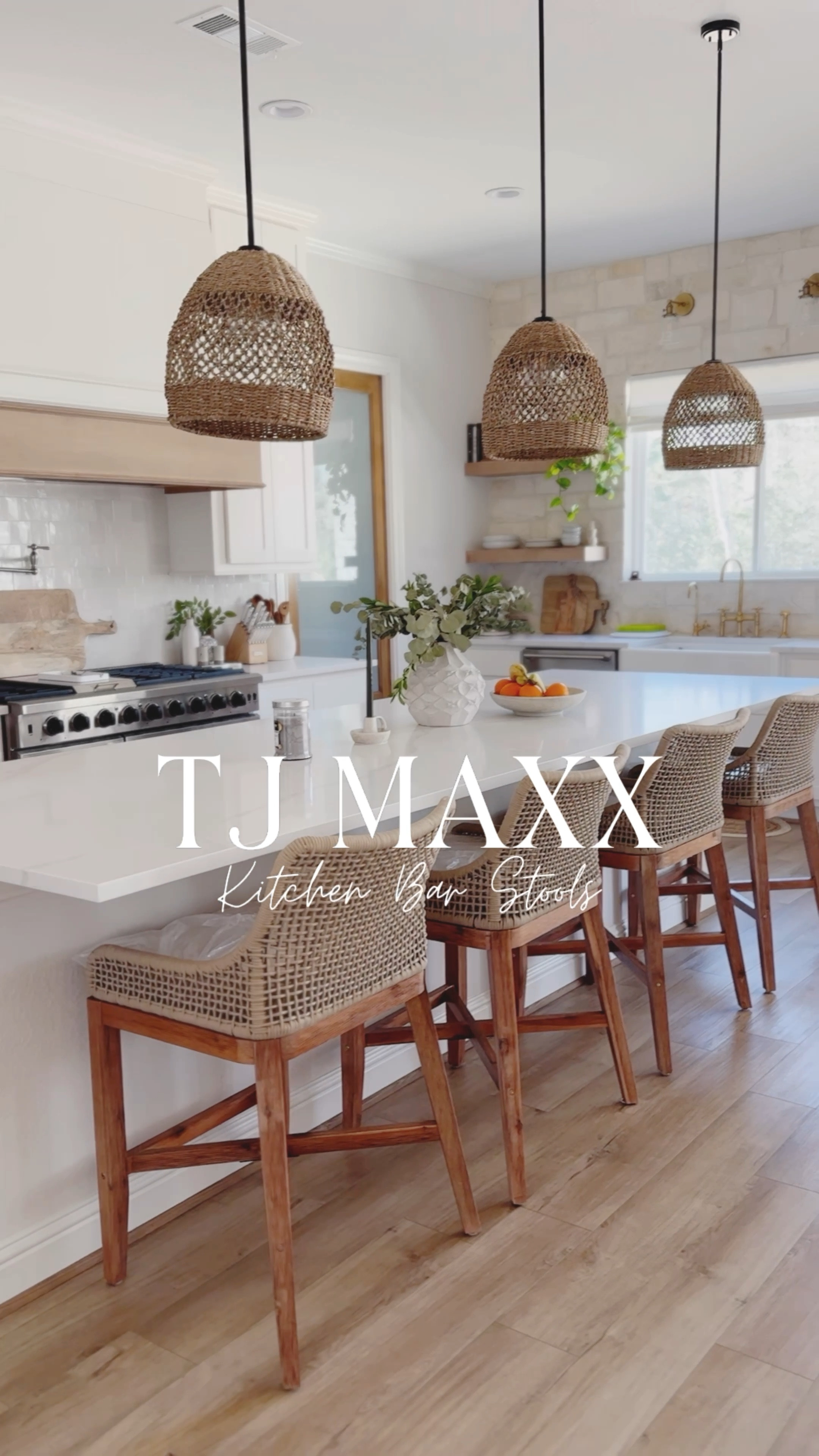 These barstools are so gorgeous and transformed my kitchen! Love how it all ties in so well. Giving it a coastal, earthy, feel! 

#LTKHome #LTKVideo #LTKStyleTip