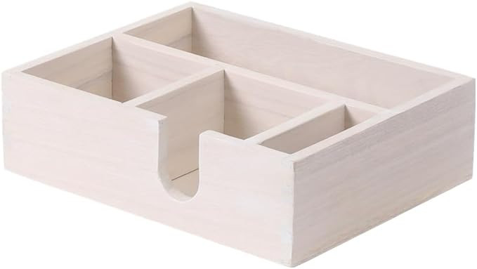 DDYURI Coffee Station Organizer Countertop - Wooden Box Coffee Bar Accessories Basket with Coffee... | Amazon (US)