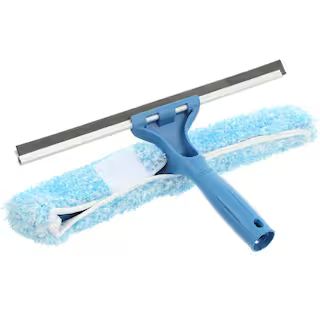 Unger 14 in. Microfiber Combi-Squeegee Scrubber 961870 | The Home Depot