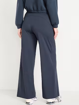 High-Waisted PowerSoft Trouser Pants | Old Navy (US)