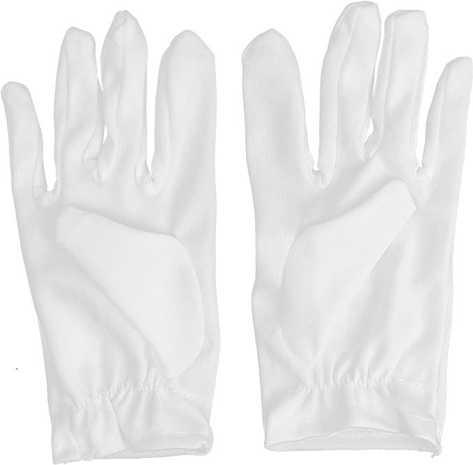 Skeleteen White Child Costume Gloves - Formal Kids Size Wrist Glove Set for Boys and Girls | Amazon (US)