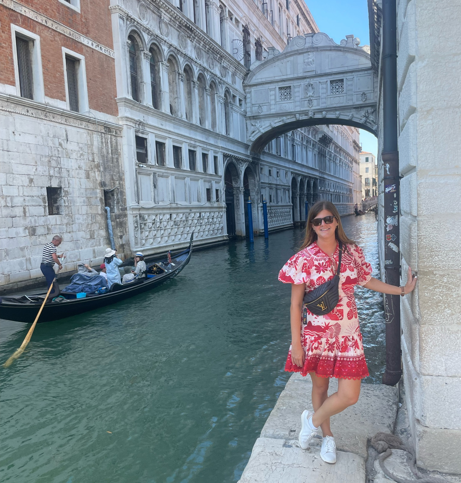 This #farmrio dress was perfect for a hot day in Venice! I got so many compliments - and this is a stylish city! Pairs perfect with the tennis shoes or sandals making it easy to dress up or dress down for a long day in Italy! TTS (wearing medium) 

Plus the necklace is perfect for $12!!

#LTKxPrimeDay #LTKtravel #LTKeurope