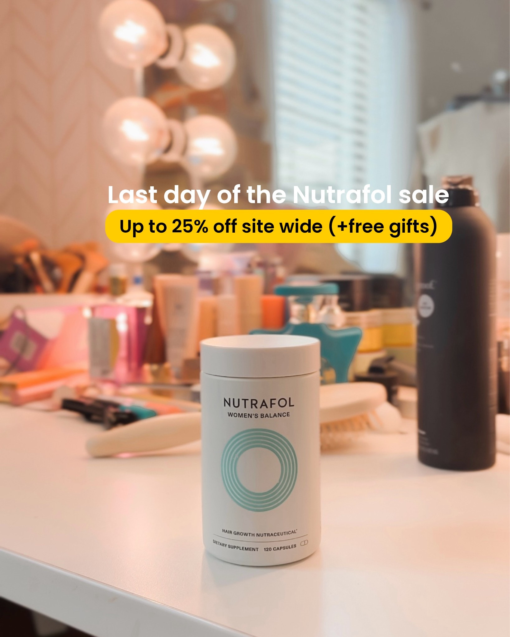 I’m over a month into my @Nutrafol journey and have been so happy with the new growth I’m seeing. If you’ve ever wanted to try it for yourself, today is the last day of their promo sale. Up to 25% off site wide (+ free gifts).

Hair health, hair after 40, perimenopause, hair loss, beauty routine over 40, self care

#LTKdayinmylife #LTKselfcare #LTKOver40