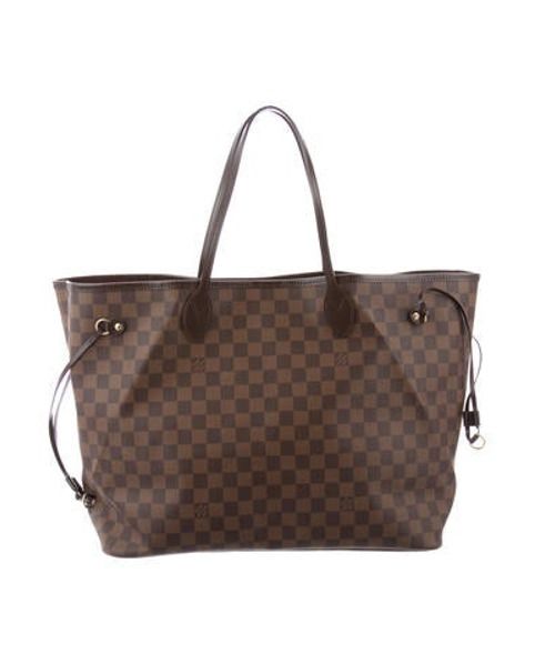 Louis Vuitton Damier Ebene Neverfull GM Brown | The RealReal