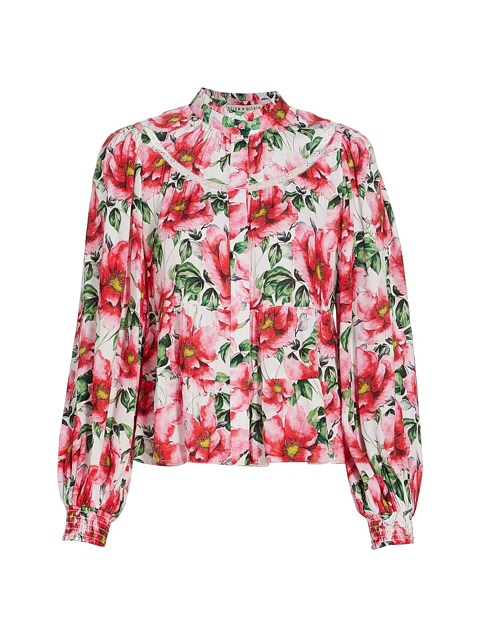 Jaclyn Floral Blouson Blouse | Saks Fifth Avenue
