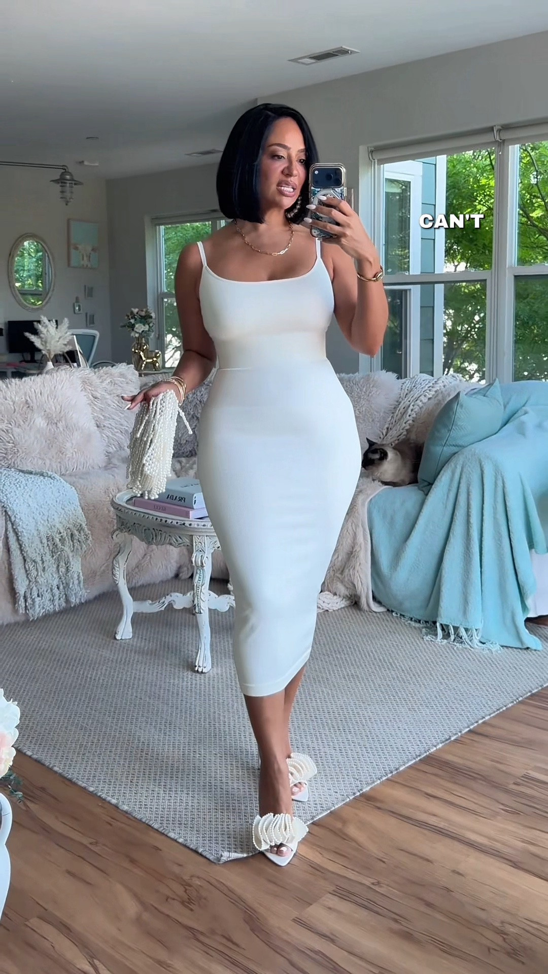 Summer date midi dress outfit! 🤍

#LTKootd #LTKOver40 #LTKPetite