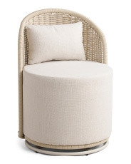 Outdoor Wicker Swivel Chair | TJ Maxx