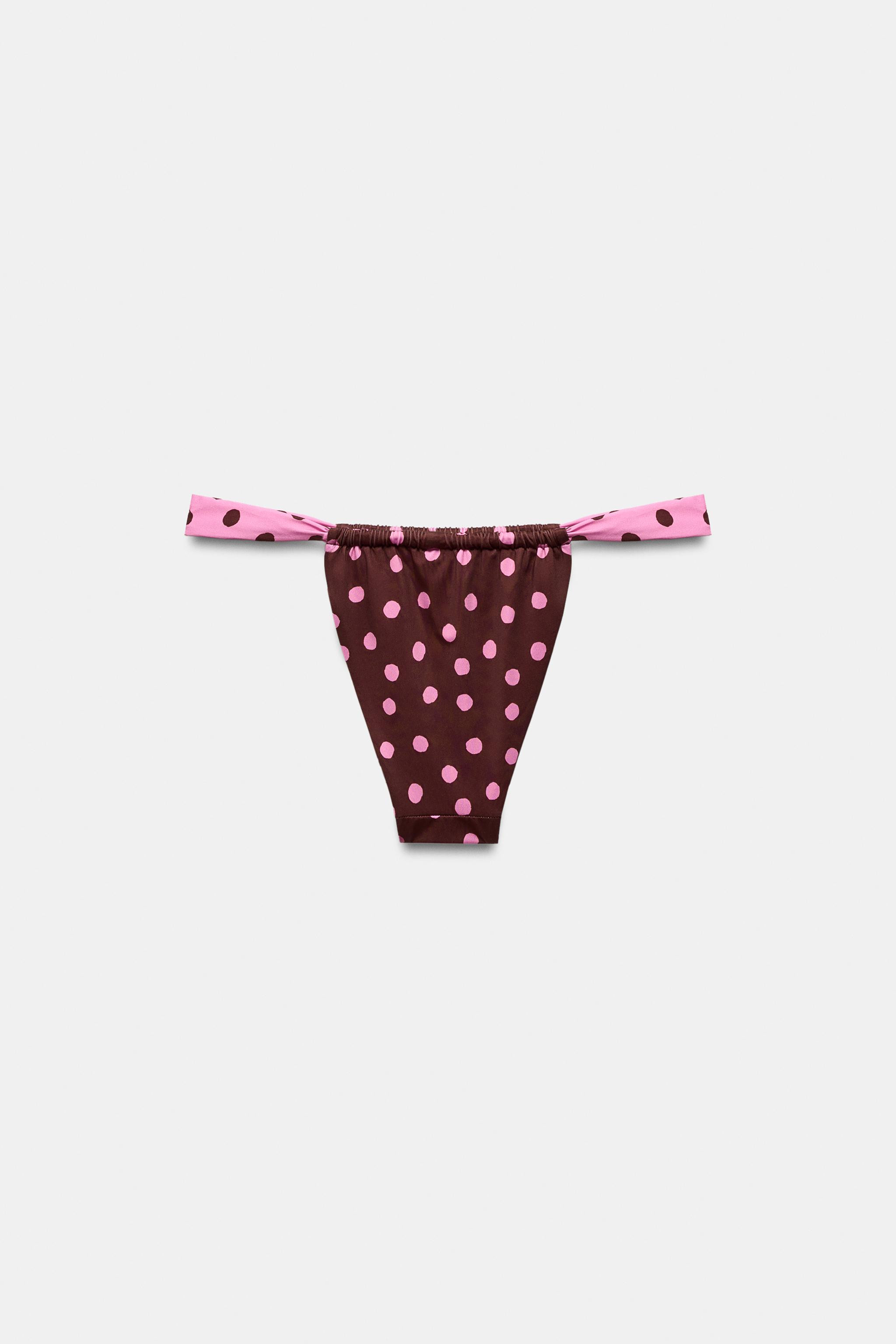 POLKA DOT BIKINI BOTTOMS | Zara US