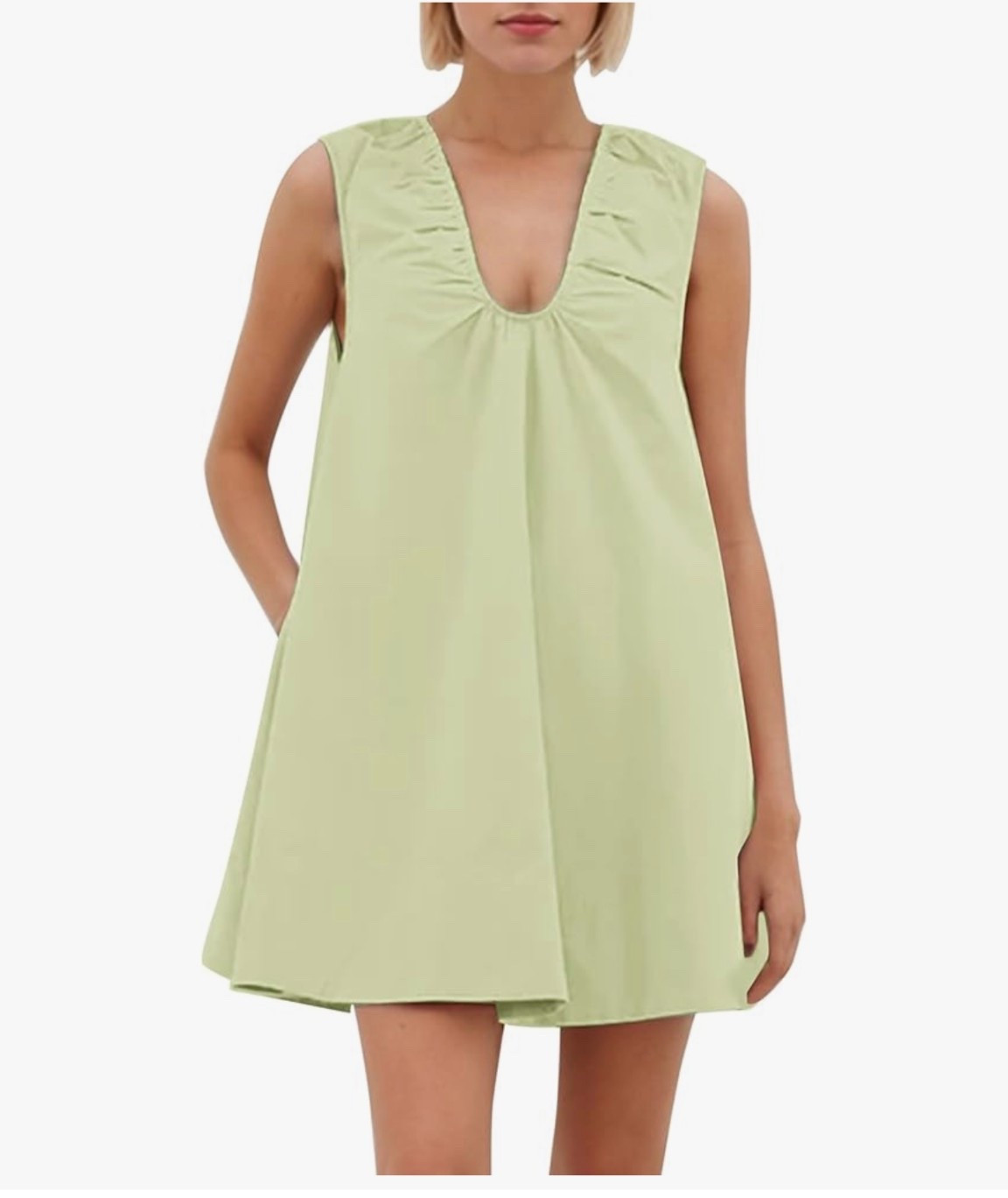 Free People vibes but the price tag is Amazon! A top selling piece last summer an now they have this beautiful green color I must snag! This worked great with my baby bump an will be good for PO body as well. 

#LTKootd #LTKspringtrends #LTKspring