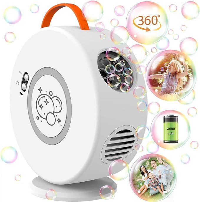 Bubble Machine Automatic Bubble Blower for Kids Toddlers Rechargeable Battery Portable Bubble Mak... | Amazon (US)
