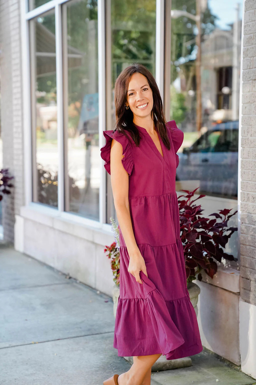 Mysteries Tiered Midi Dress | Dress & Dwell