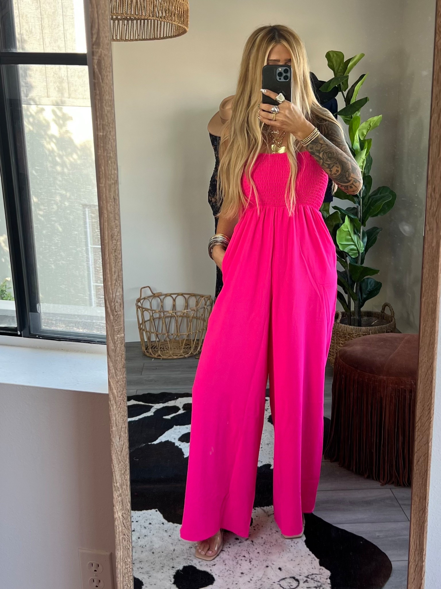 This hot pink romper is such an easy throw on and go outfit for spring and summer! 

#LTKSeasonal #LTKootd #LTKgrwm