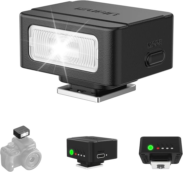 ULANZI SL01 Mini Flash Speedlite, GN8 6500K Camera Flash Light Compatible with Sony Canon Fuji Ni... | Amazon (US)
