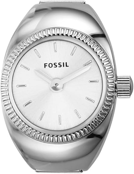 Fossil Women's Watch Ring with Two-Hand Analog Display and Stainless Steel Expansion Band | Amazon (US)