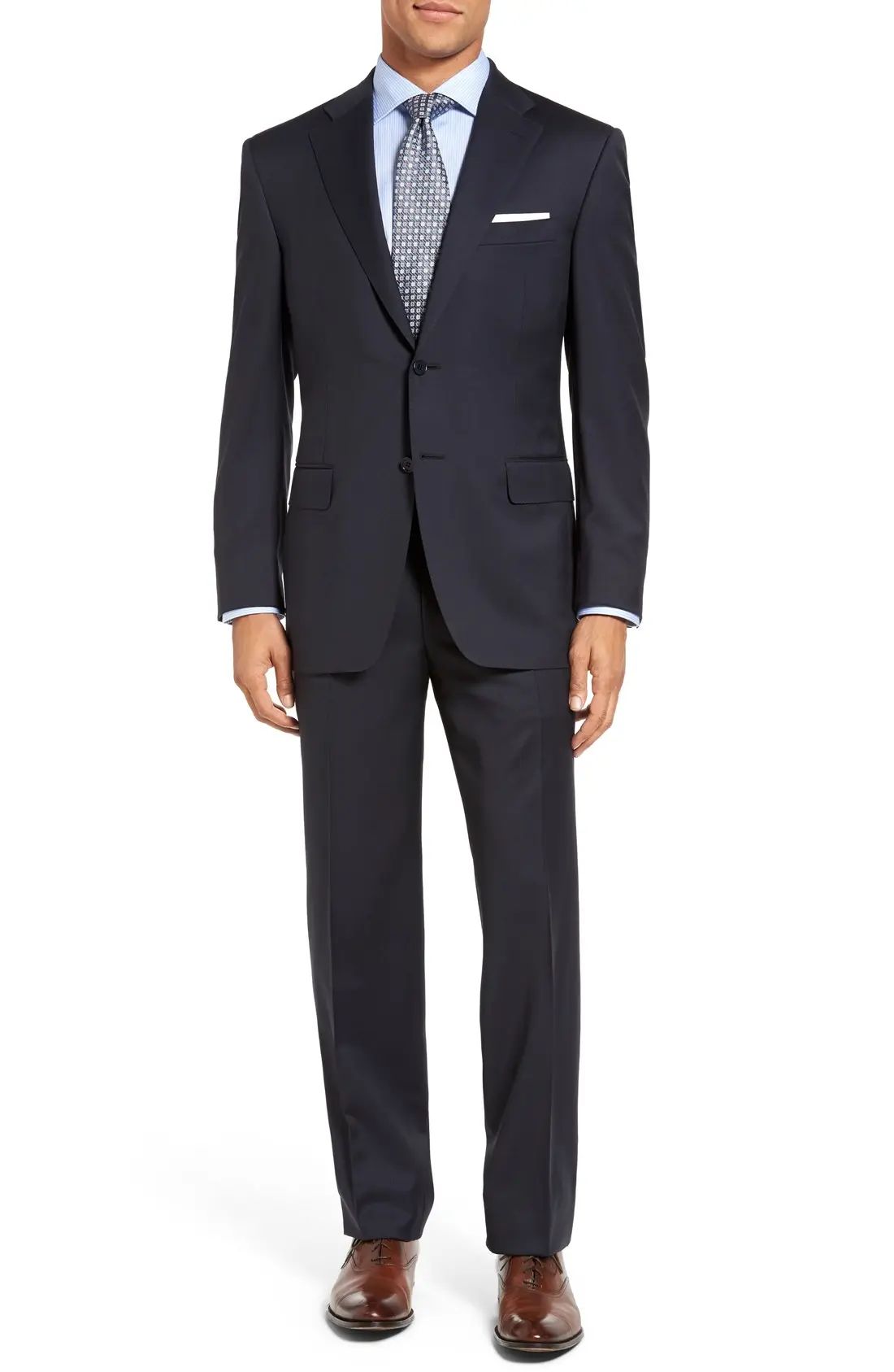Classic Fit Solid Wool Suit | Nordstrom