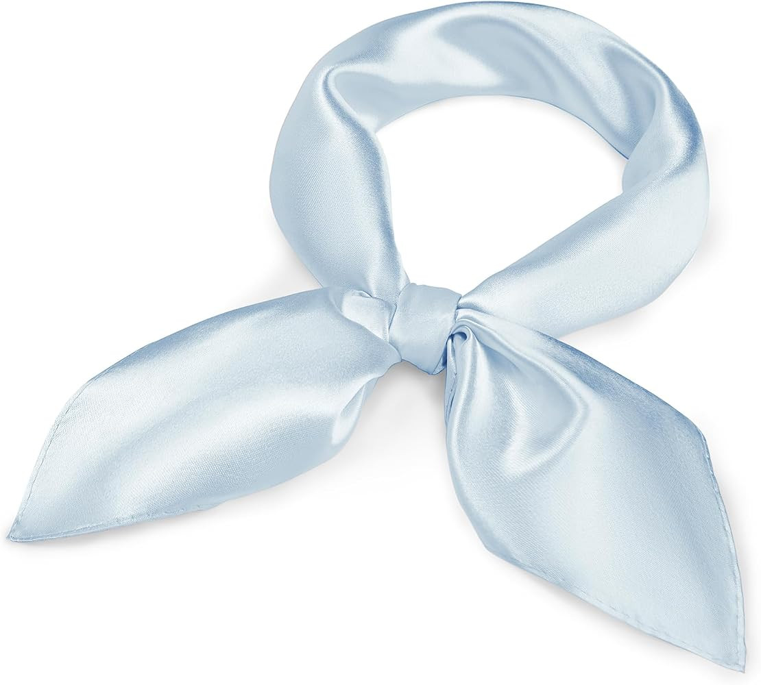 American Trends Women Silk Feeling Scarf Satin Head Scarves Square Wrap Neck Scarf Lightweight Si... | Amazon (US)