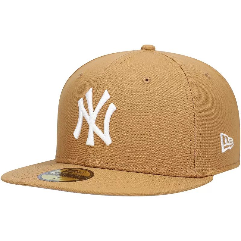 Men's New Era Tan New York Yankees Wheat 59FIFTY Fitted Hat, Size: 8, Multicolor | Kohl's
