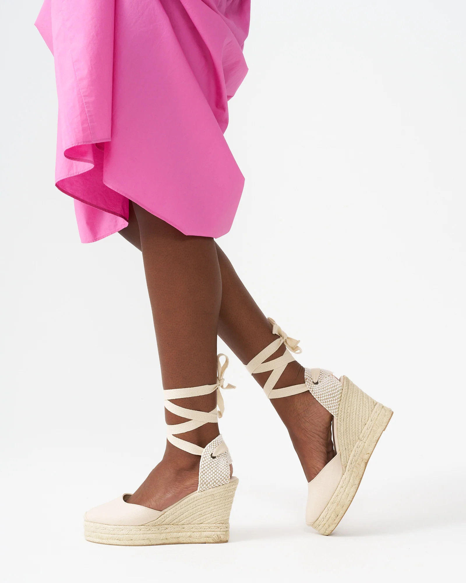 The Platform Wedge - Classic - La Concha Ivory - Women's | Soludos