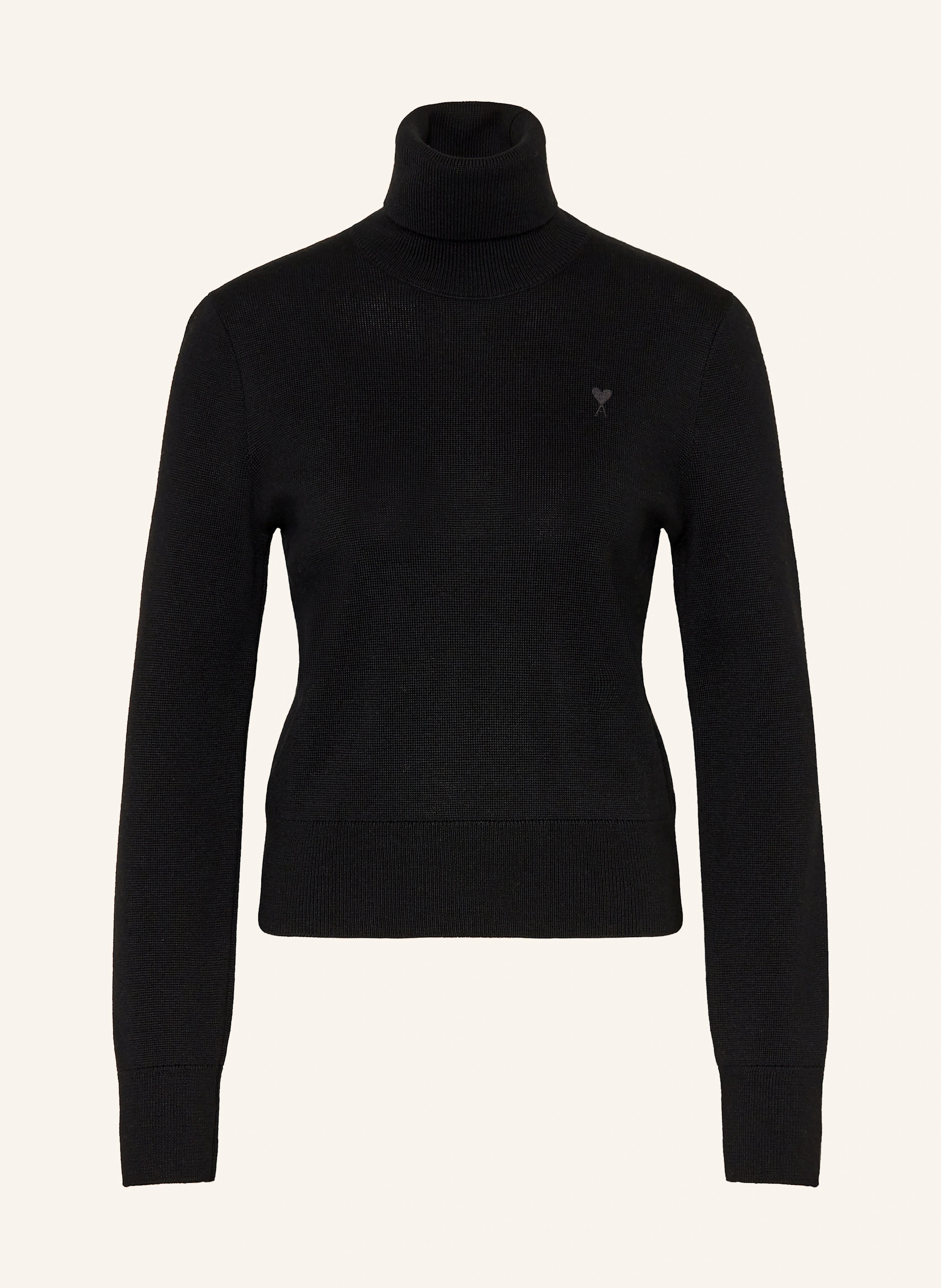 AMI PARIS Rollkragenpullover in schwarz | Breuninger (DACH)