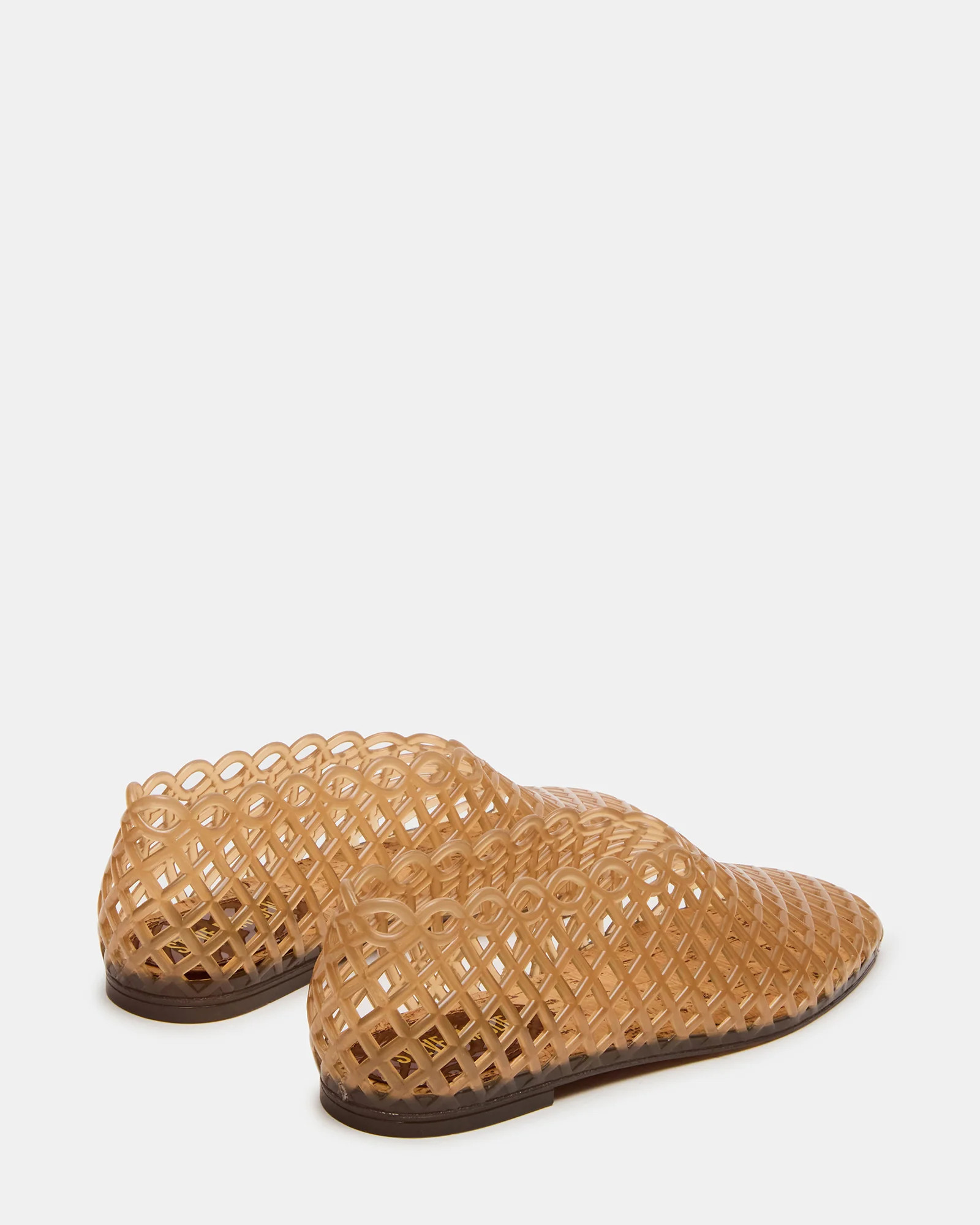 GROVE Tan Square-Toe Jelly Women's Flat | Steve Madden (US)