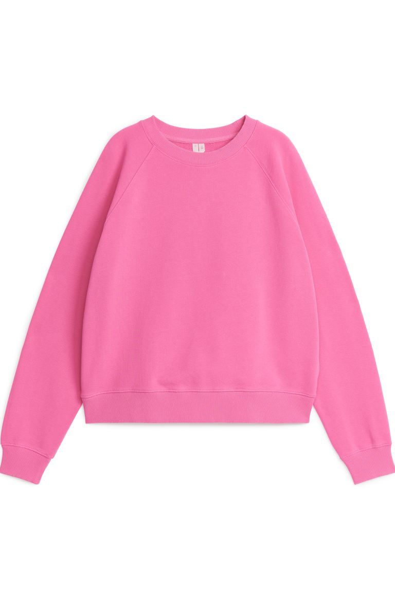 Sweatshirt van zachte badstof | H&M (DE, AT, CH, NL, FI)